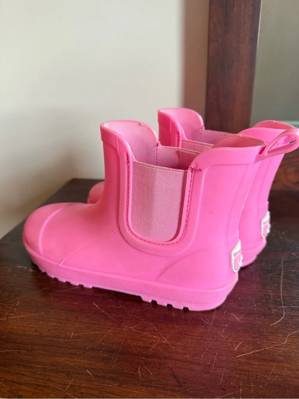 BearPaw Kids Pink Chelsea Rain Boots